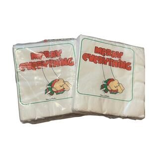 Vintage Ziggy Cartoon Merry Everything Paper Napkins
